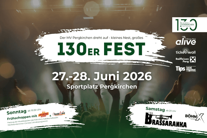 130er-Fest - MV Pergkirchen