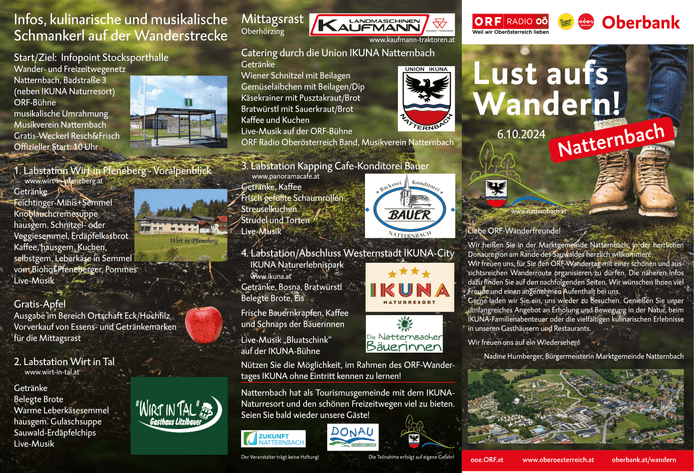 Natur erleben-Wanderung“ am in Natternbach