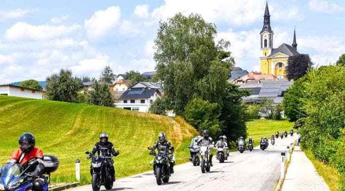 Biker Motorradausfahrt