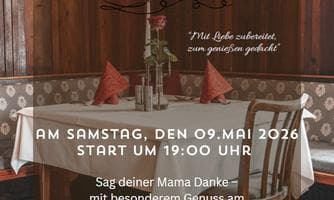 Überaschungsmenü zum Muttertag