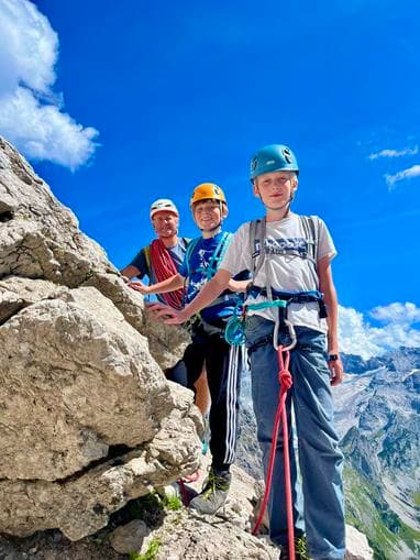Klettertouren und Bergtouren nach freier Wahl