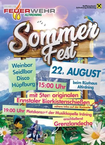 Sommer Fest Feuerwehr Altuirdning