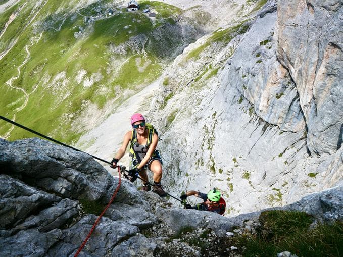 Klettersteig Tage am Guttenberghaus