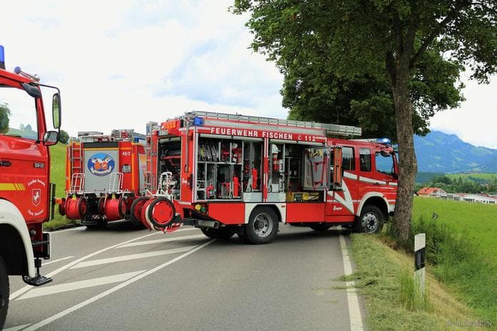 Besuch der Feuerwehr in Langenwang