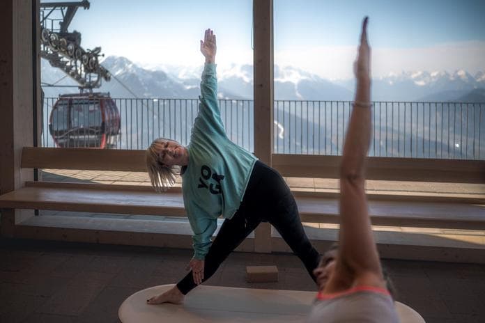 Sundown-Yoga am Patscherkofel
