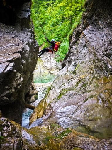 Canyoning "Wilde Wasser"