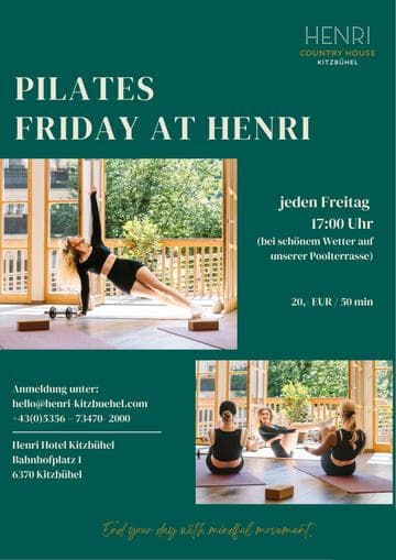 Pilates Friday at Henri