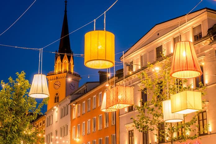 Villach by night