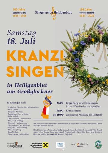 Kranzlsingen mit der Sängerrunde Heiligenblut