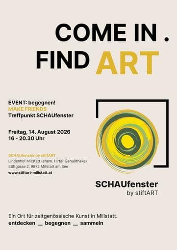 SCHAUfenster EVENT: begegnen! MAKE FRIENDS