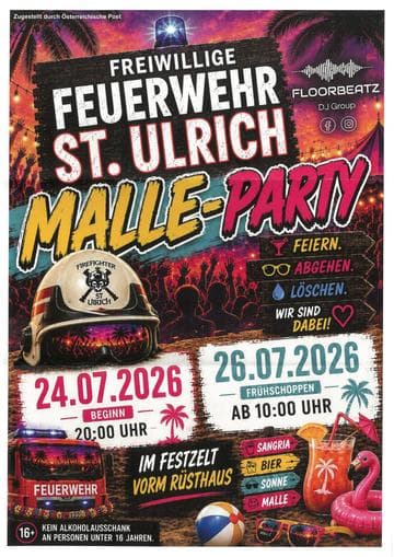 Malle-Party der FF-St. Ulrich