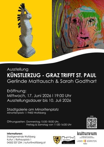 Ausstellung KÜNSTLERZUG - GRAZ TRIFFT ST. PAUL