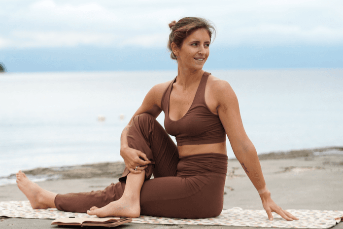 "Sonnenaufgangs-Yoga"