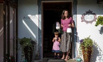 | Der Geschmack von Bio-Wiesenmilch