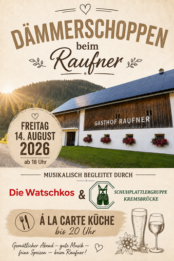 Dämmerschoppen beim Raufner