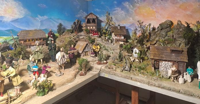 Weihnachtskrippe in Obermillstatt