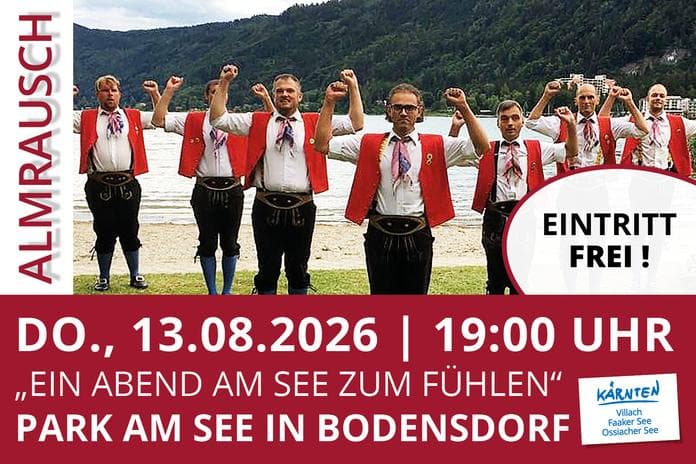 "Ein Abend am See zum Fühlen" mit dem Schuhplattlerverein Almrausch
