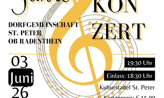 Jubiläumskonzert Gemischter Chor St. Peter