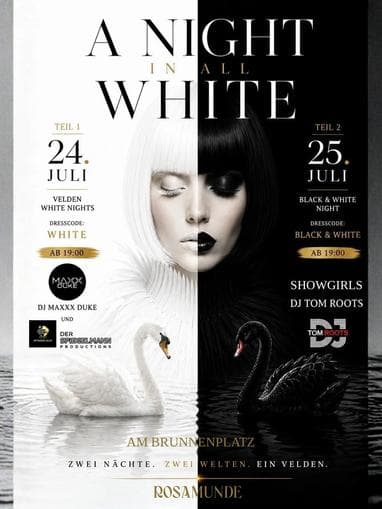 BLACK & WHITE NIGHT mit DJ Tom Roots