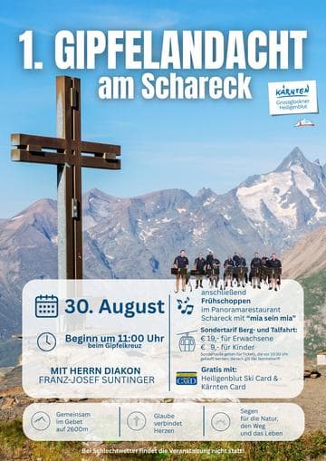 Gipfelandacht am Schareck