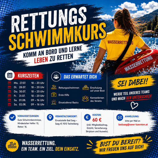 Lifesaving Course of the ÖWR Bad Saag