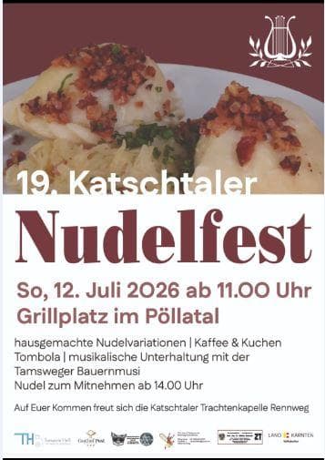 19. Katschtaler Nudelfest der Katschtaler Trachtenkapelle