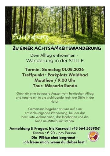 Achtsamkeitswanderung