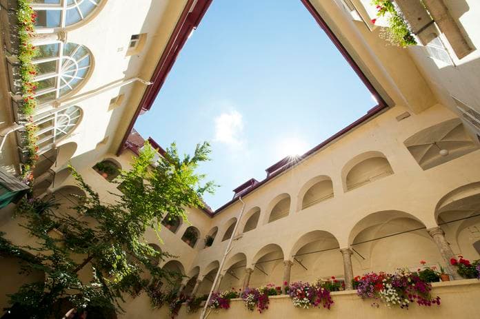 Verborgene Plätze - Innenhöfe in Klagenfurt