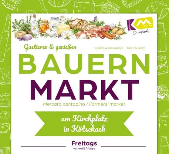 Bauernmarkt - Mercato contadino - farmers market