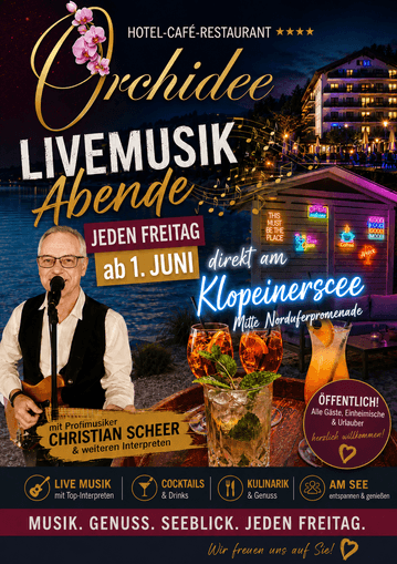 Live-Musik im Strandhotel Orchidee