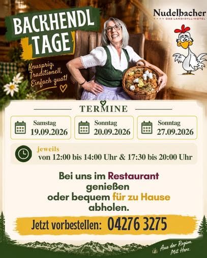 Backhendlschmaus im Nudelbacher