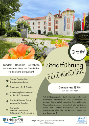 Kostenlose Stadtführung durch Feldkirchen