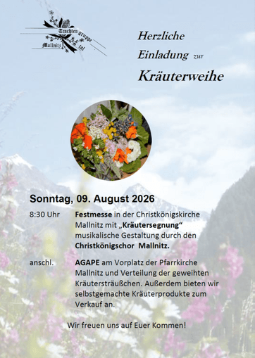Kräuterweihe