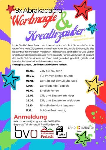 Wortmagie & Kreativzauber - Zilly und Zingaro Lesung