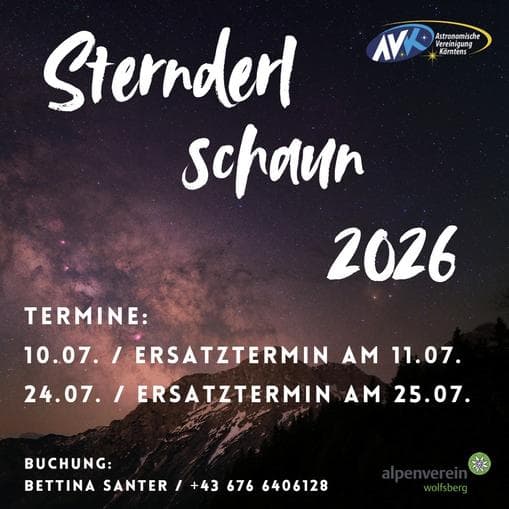 Sternderl schaun 2026