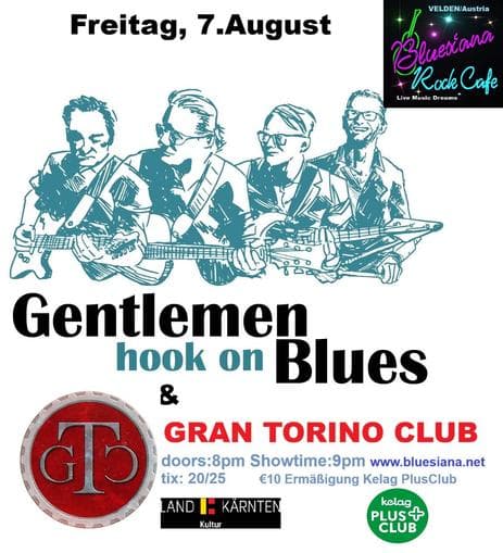 Concert: GENTLEMEN HOOK ON BLUES & GRAN TORINO CLUB