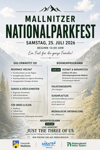 Mallnitzer Nationalparkfest 2026