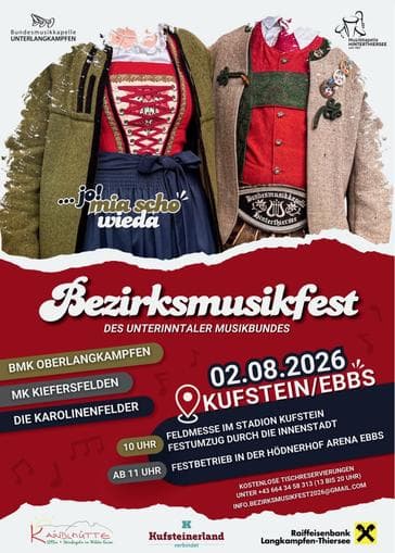 District Music Festival of the Unterinntaler Musikbund