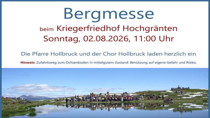 Bergmesse Hochgränten