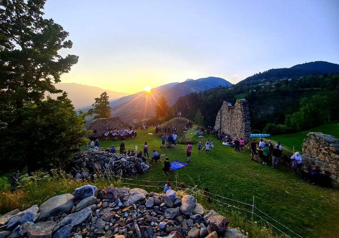 Picknick-Konzert auf der Ruine Walchenstein