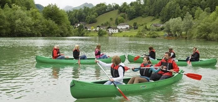 Kanutour auf der Enns