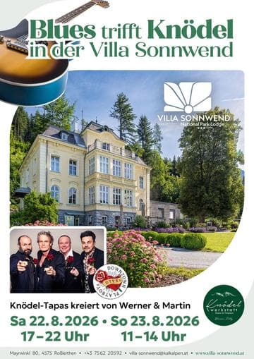 Blues trifft Knödel in der Villa Sonnwend