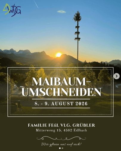 Maibaum-Umschneiden
