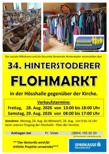 34. Hinterstoderer Flohmarkt