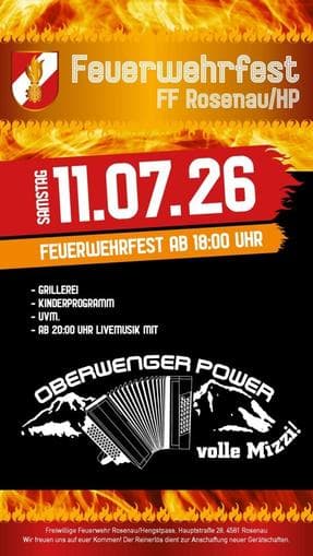 Feuerwehrfest der FF Rosenau/HP