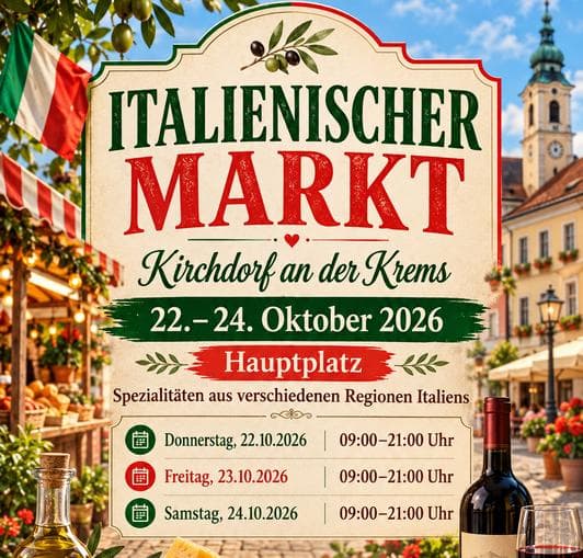 Italienischer Markt in Kirchdorf