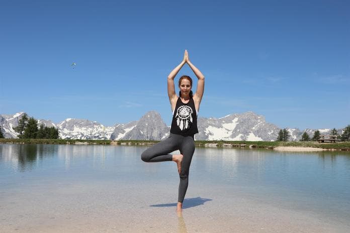 Bergyoga mit Steffi Li Yoga in Hinterstoder