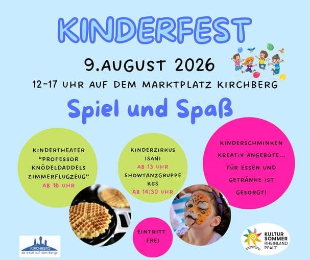 Kinderfest auf dem Marktplatz - Ein bunter Tag für die ganze Familie!