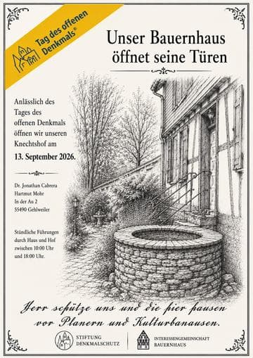 Unser Bauernhaus öffnet seine Türen