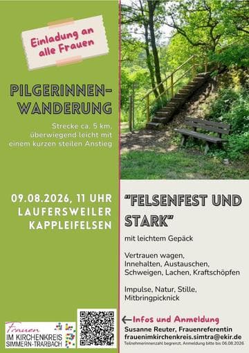 Pilgerinnen-Wanderung "Felsenfest und stark"
